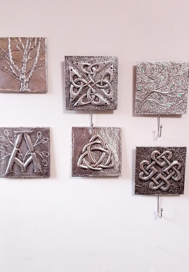 Metal Embossed Key / Dog Lead Hanger Workshop