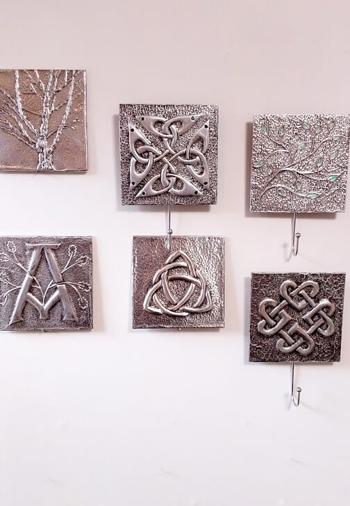 Metal Embossed Key / Dog Lead Hanger Workshop
