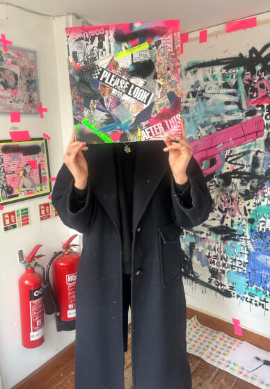 Mixed-Media Album Cover Collage Art Workshop