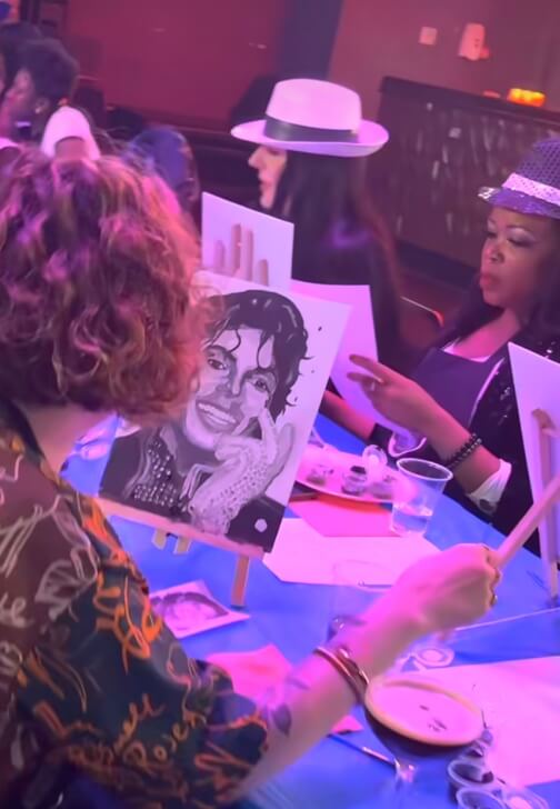 MJ Sip and Paint Party