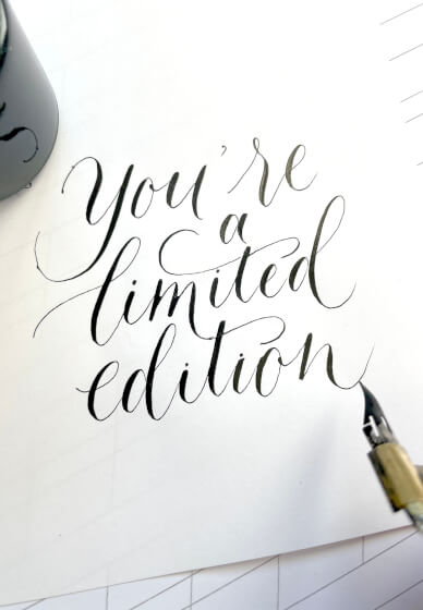 Modern Calligraphy Workshop for Teens and Parents
