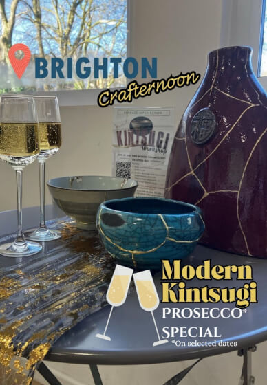Modern Kintsugi Experience - Transform Pottery