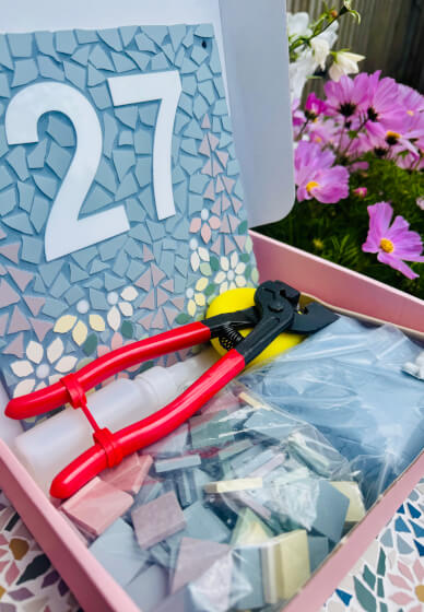 Mosaic House Number Kit