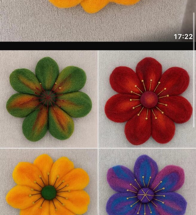 Mother's Day Felting Broach Workshop
