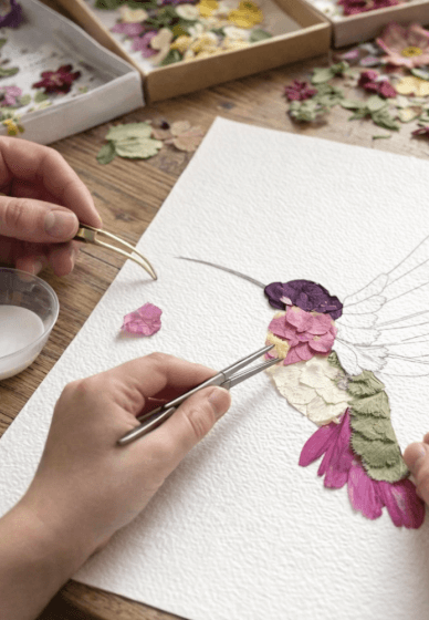 Mother's Day Pressed Flower Art Workshop