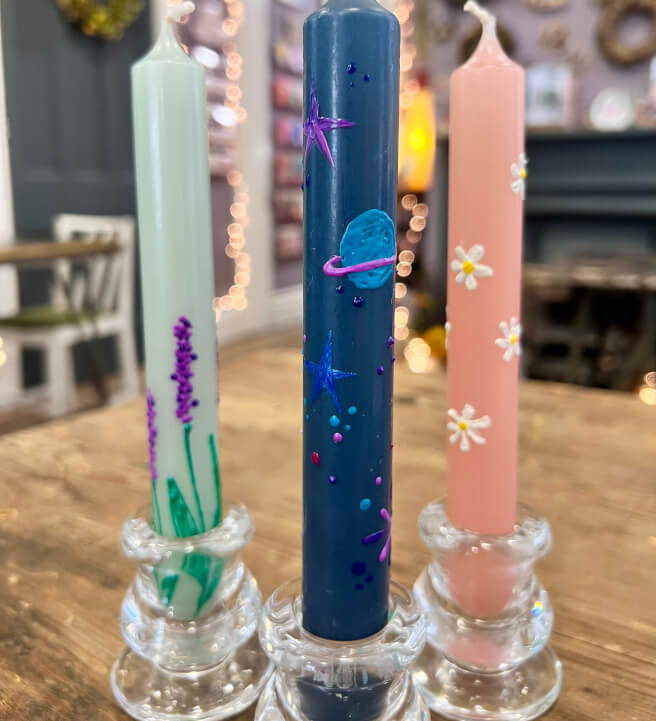 Mother's Day Weekend - Candle Painting with Afternoon Tea