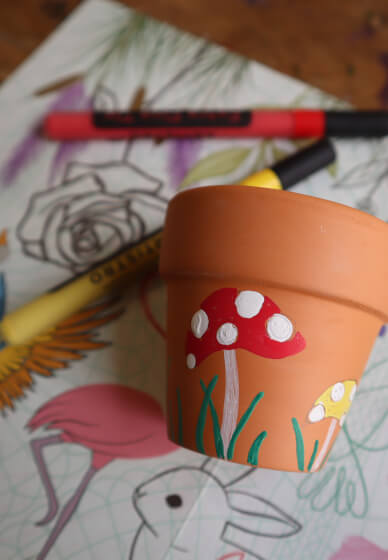 Mother's Day Weekend - Mini Plant Pot Painting Experience