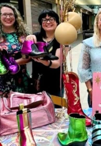 Multicolour Gilding Workshop: Shiny Boots