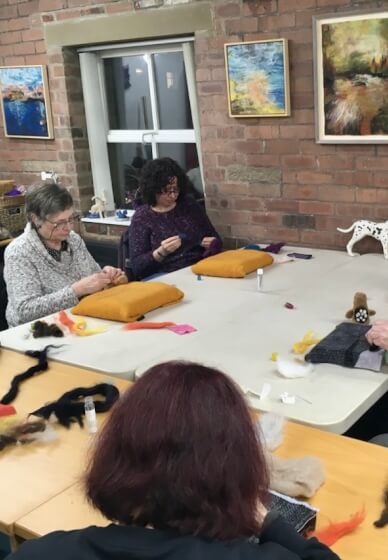 Needle Felted Owls Workshop