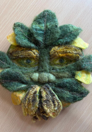 Needle Felting Green Man Workshop