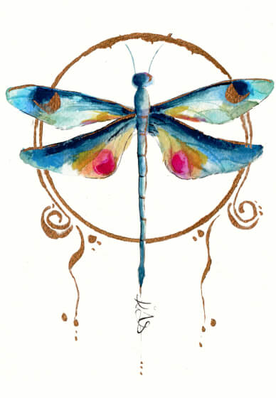 New Beginnings: Watercolour Dragonfly Painting Workshop