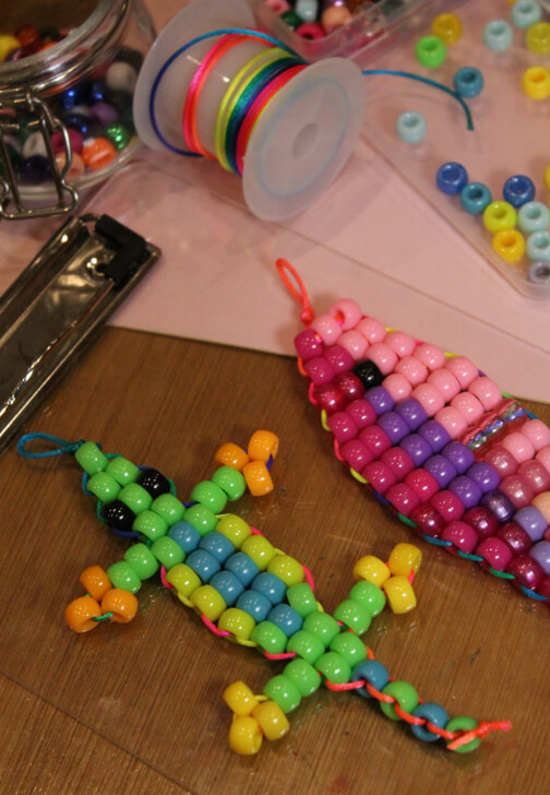 Nineties Beaded Keyring Workshop for Adults