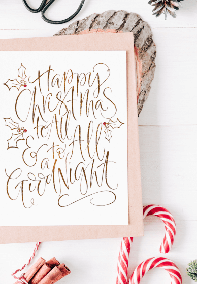 Oxford: Christmas Sparkle Calligraphy Workshop