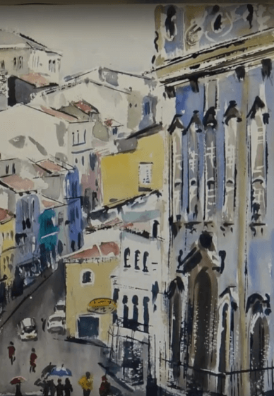 Paint a Brazilian Street in Watercolour