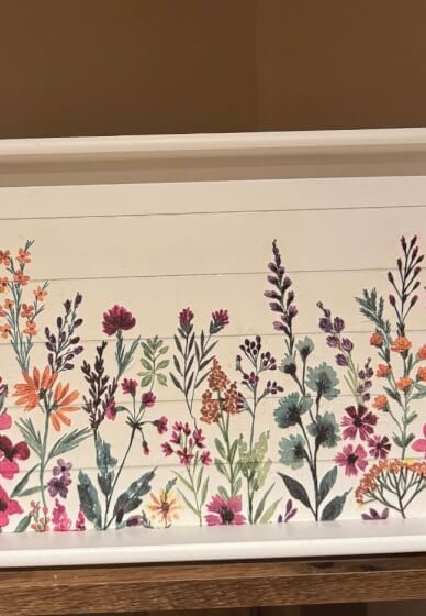Paint and Decoupage a Serving Tray Workshop
