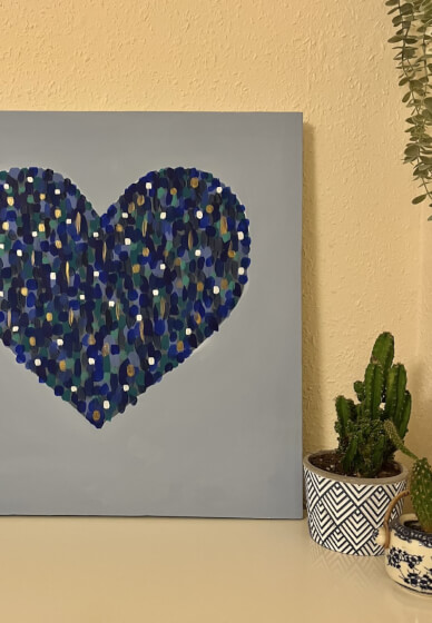 Paint and Prosecco Workshop - Heart