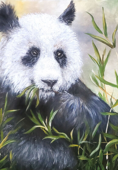 Paint and Sip Class - Bamboo Panda