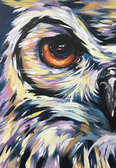 Paint and Sip Class - Brush Party - Iffley, Oxford