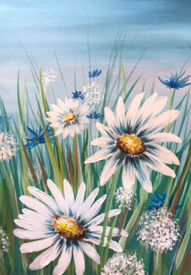 Paint and Sip Class - Brush Party - Oxford