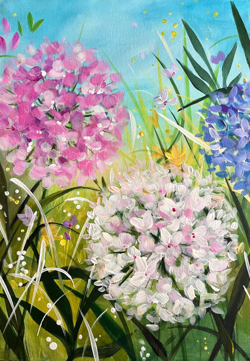 Paint and Sip Class - Brush Party - Upper Heyford, Bicester