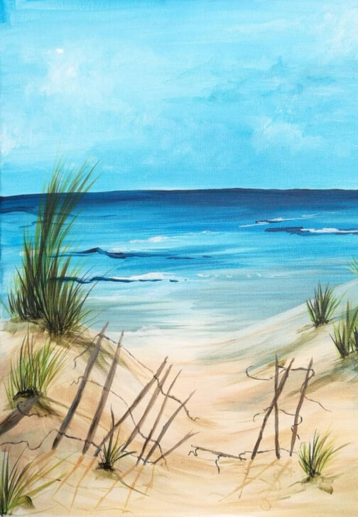 Paint and Sip Class - Brush Party with Rachael - Wantage