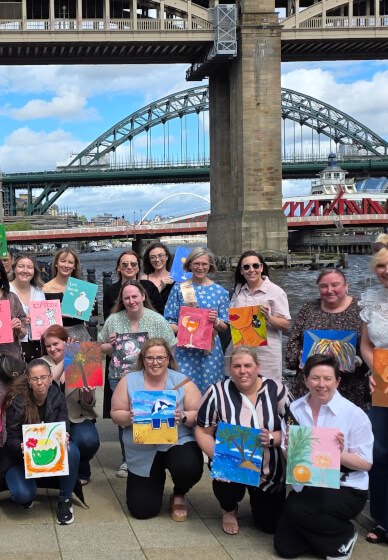 Paint and Sip Party - Newcastle