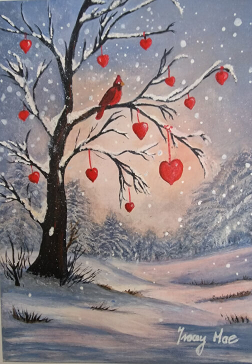 Paint and Sip: Tree of Hearts Painting Experience