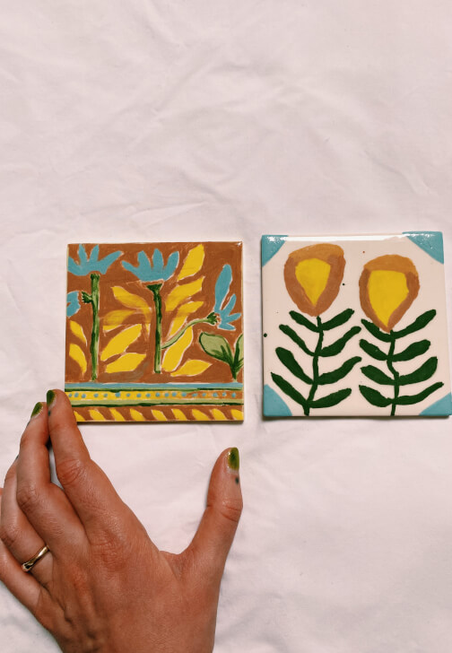 Paint Your Own Ceramic Coaster Workshop