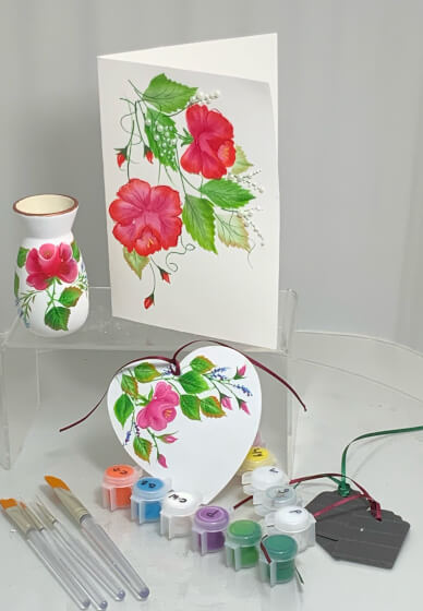 Painting at Home - Roses Brushwork