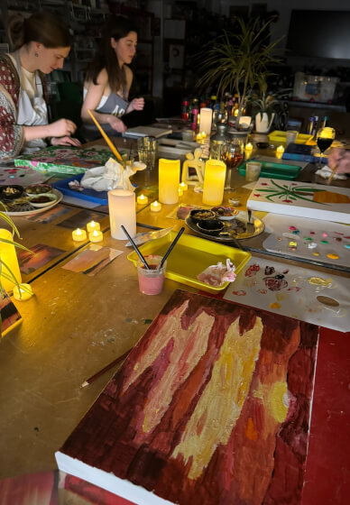 Painting by Candlelight Workshop