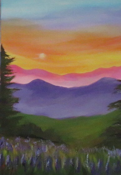 Painting Class - 'Evening Glow' - Langford