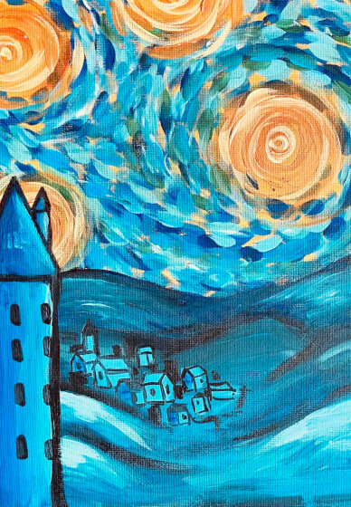 Painting Class: Harry Potter and Van Gogh