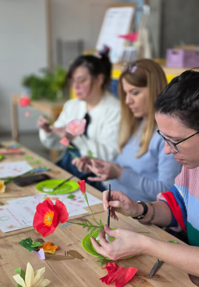 Paper Flower Making Workshop