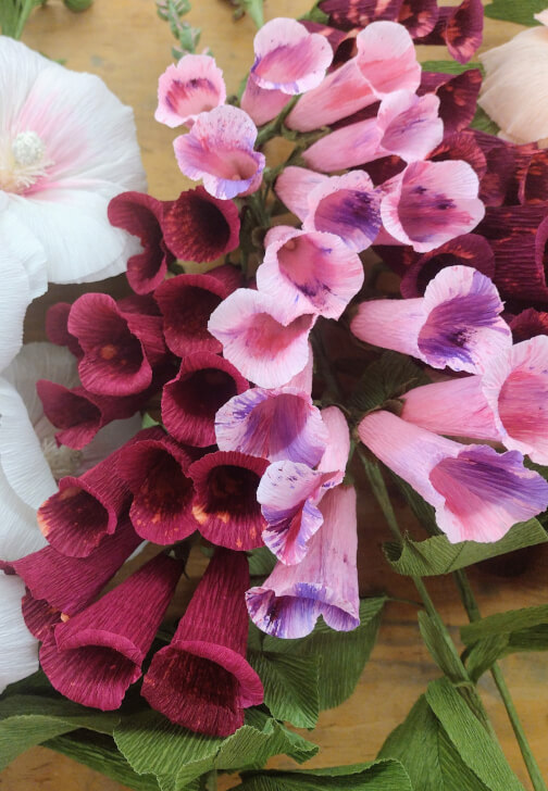 Paper Flowers Workshop - Foxgloves