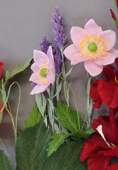 Paper Flowers Workshop - Poppies and Cornflowers