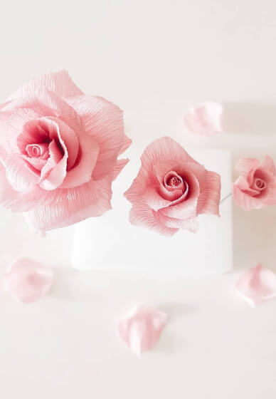 Paper Rose Making Class