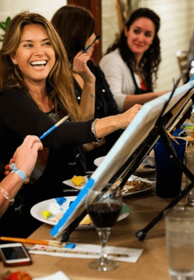 Party Paint and Sip Class