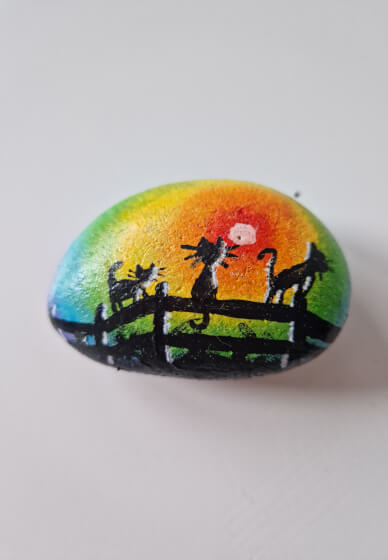 Pebble Painting Class: Sip and Stones