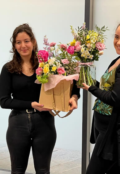 Peony Glass Vase Flower Arranging Workshop - Nine Elms