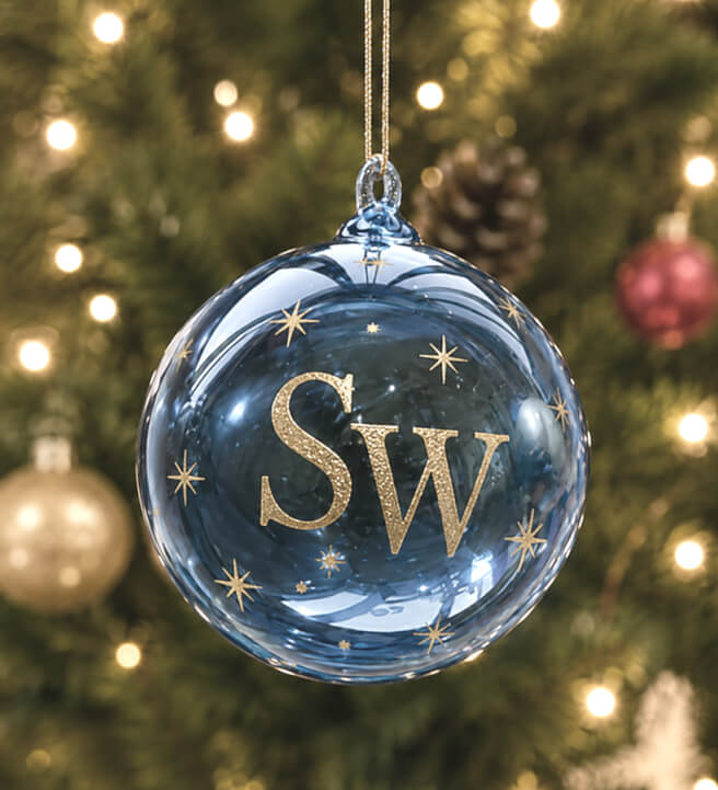 Personalised Monogram Bauble Workshop