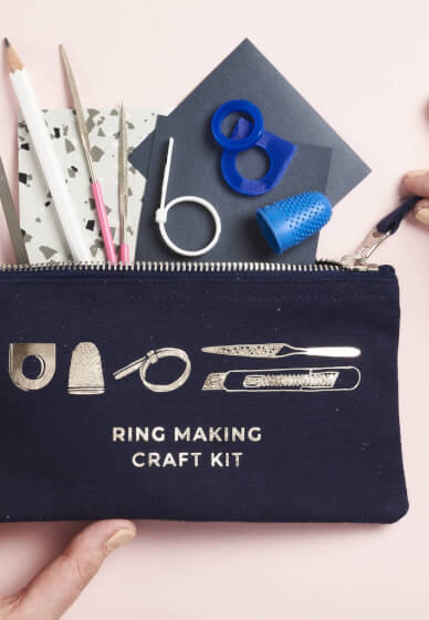 Personalised Silver Ring Making Kit