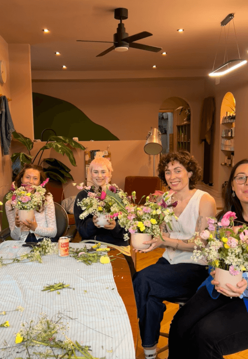 Petals and Pour: BYOB Whimsical Flower Arranging Workshop