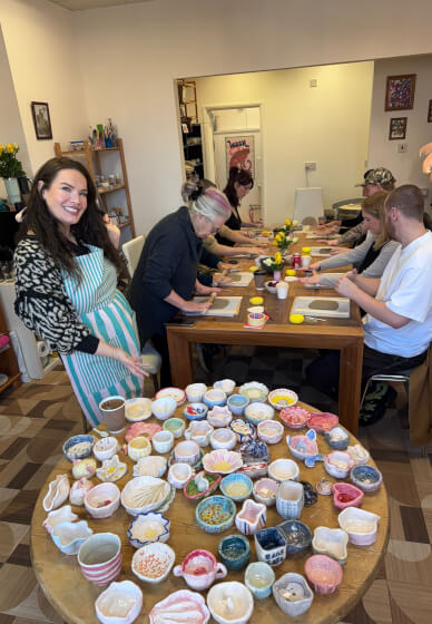 Pinch Pot Pottery Class
