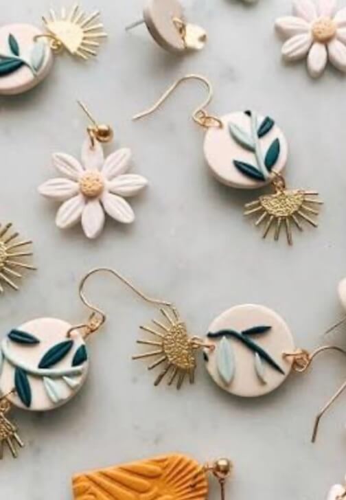 Polymer Clay Earrings, a Bracelet and a Pendant Workshop
