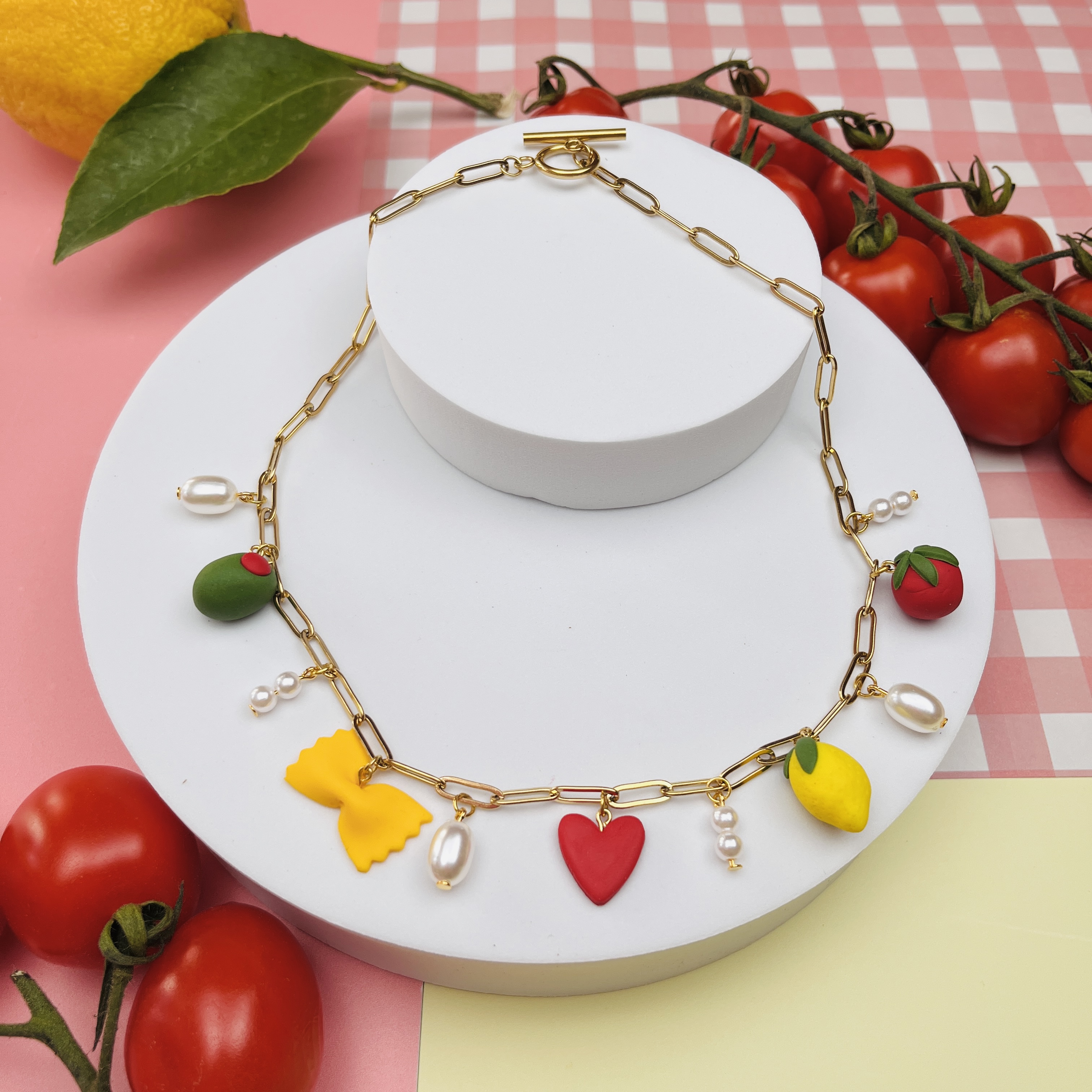 Polymer Clay Summer Charm Necklace Workshop
