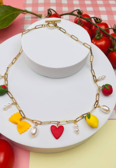 Polymer Clay Summer Charm Necklace Workshop