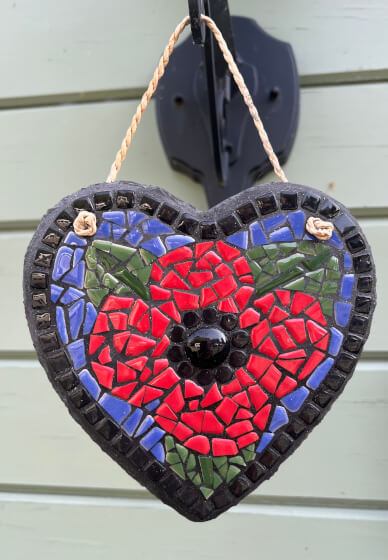 Poppy Mosaic Craft Kit for Adults