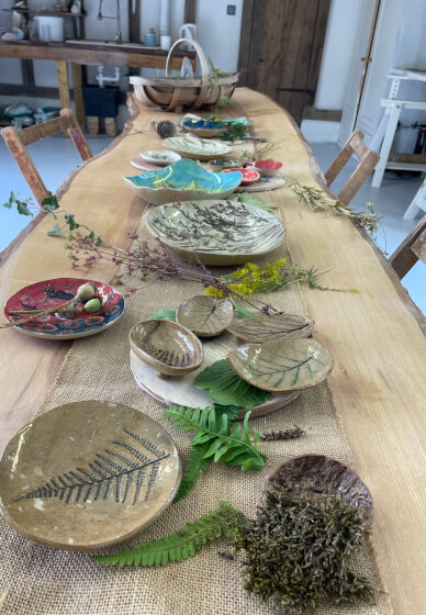 Pottery Handbuilding and Natural Surface Decorating Workshop