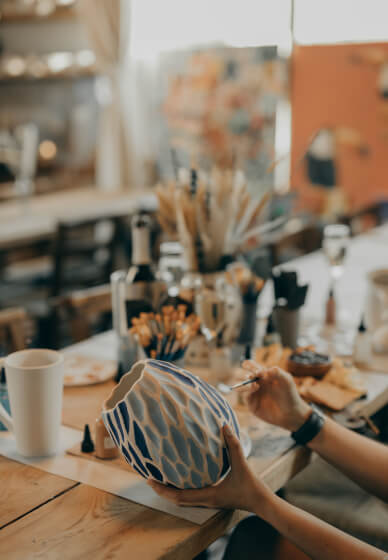 Pottery Painting at the Purple Owl