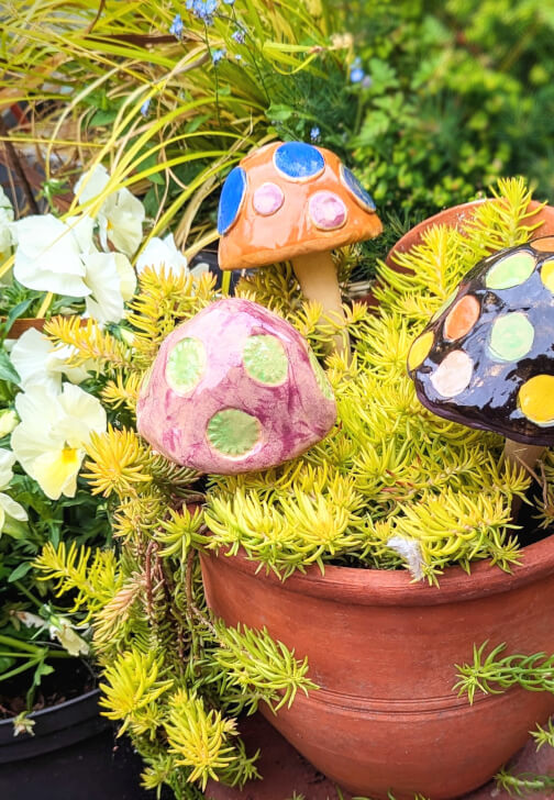 Pottery Workshop: Colourful Mushroom Sculptures